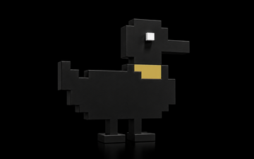 Black Duck pixel mascot